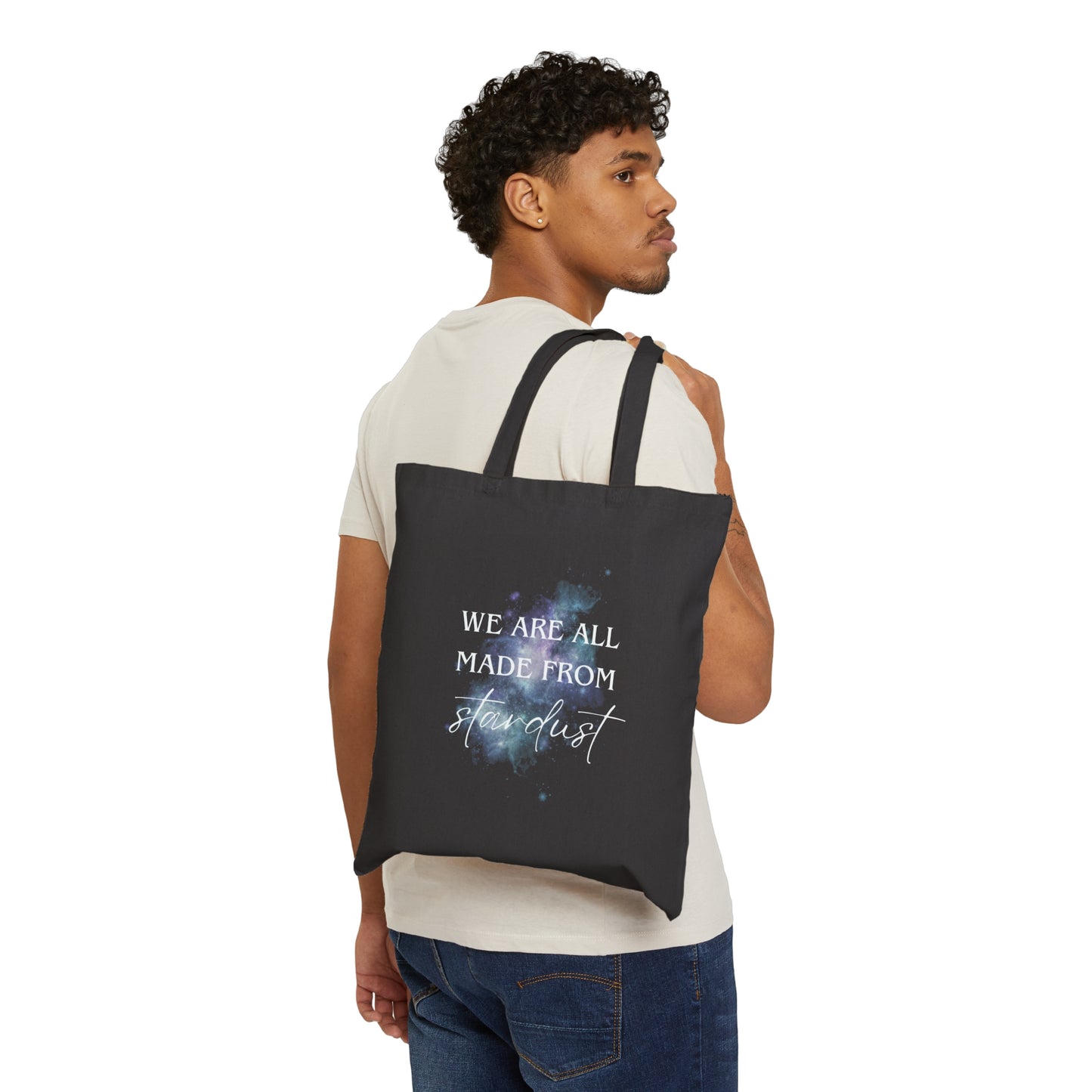 We Are All Made From Stardust Cotton Canvas Tote Bag