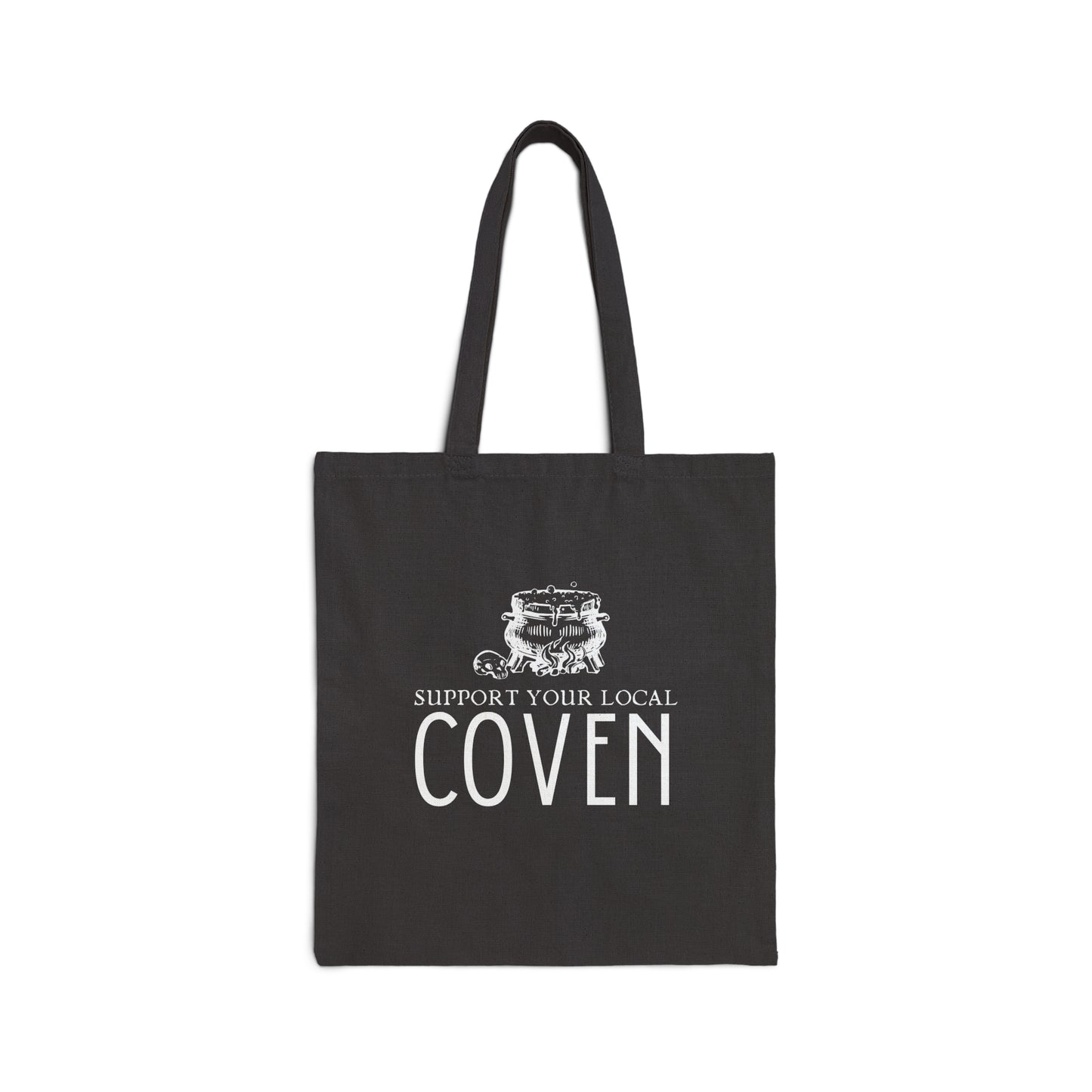 Support Your Local Coven Cotton Canvas Tote Bag