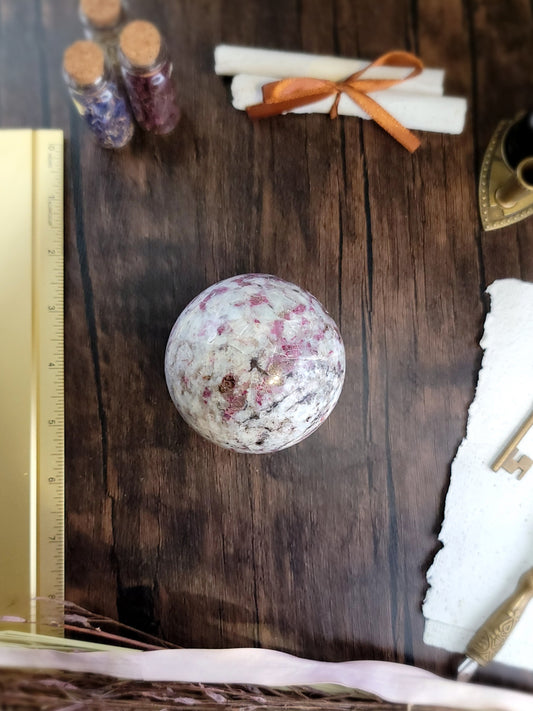 Pink Tourmaline Sphere