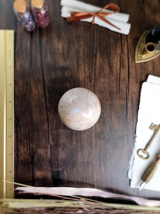 Grey Moonstone Sphere